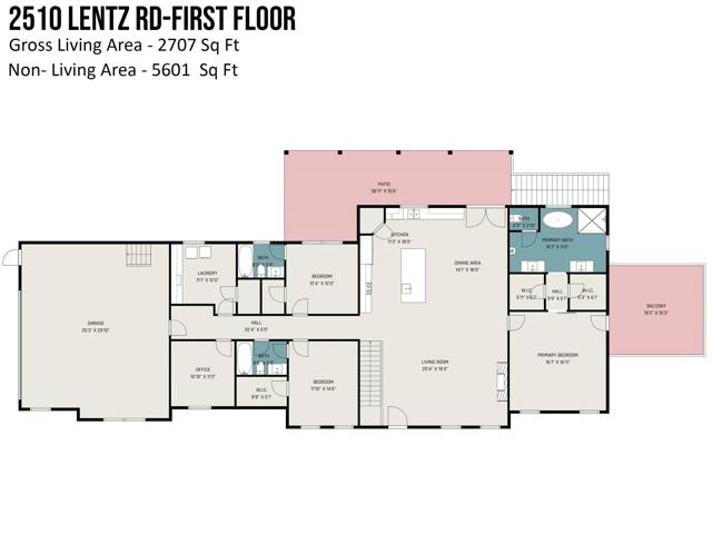 Main level floorplan