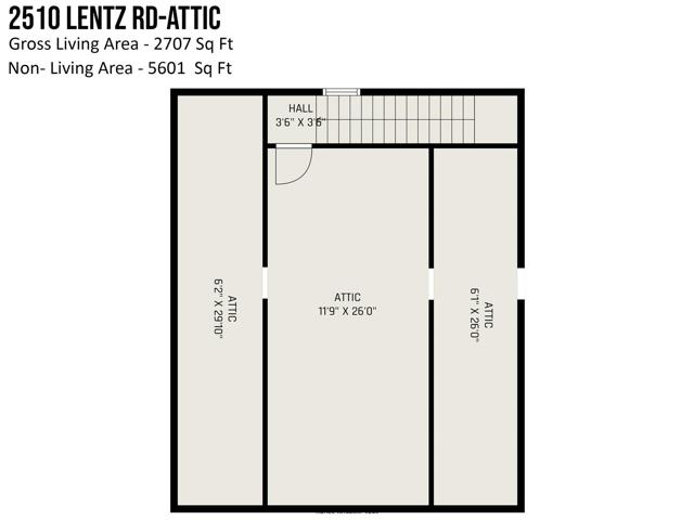 Attic floor plans