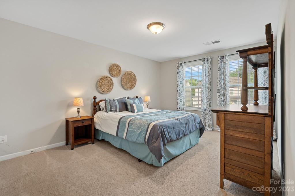 Spacious guest rooms all with walk-in closets.