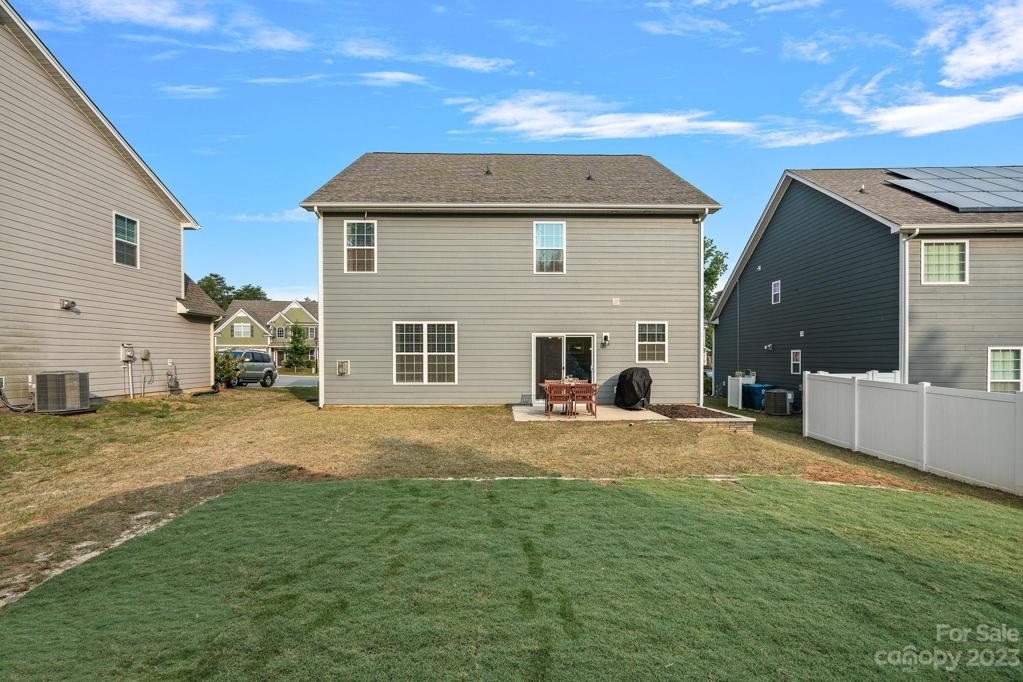 So much room to make it yours!  New sod in rear section!