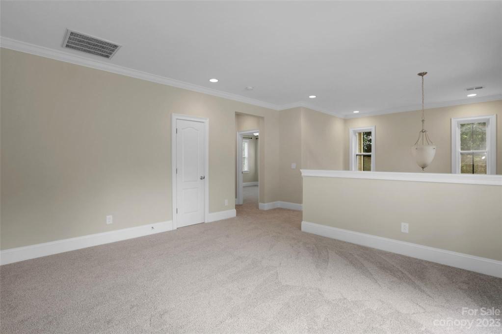 Loft area on second floor
