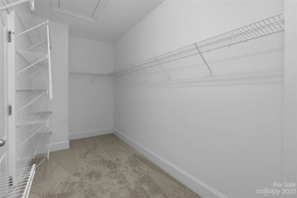 Primary closet
