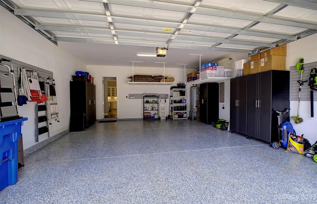 Garage has 4' Deep Extension