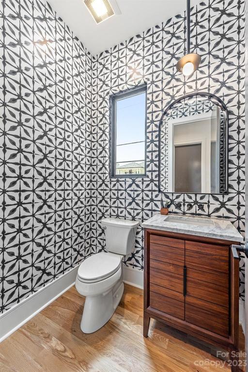 Main level half bath.