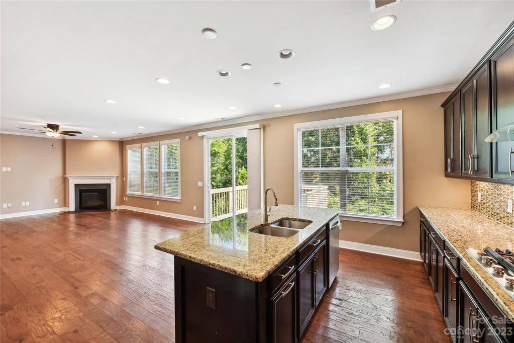 View From the Kitchen Into The Great room
