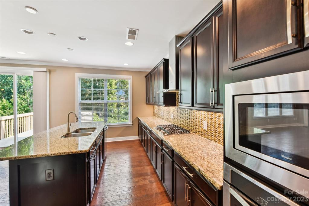 Side View of the Kitchen when entering From The Garage