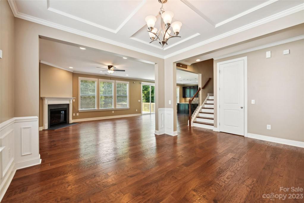 View From The Dining Room into the Great Room