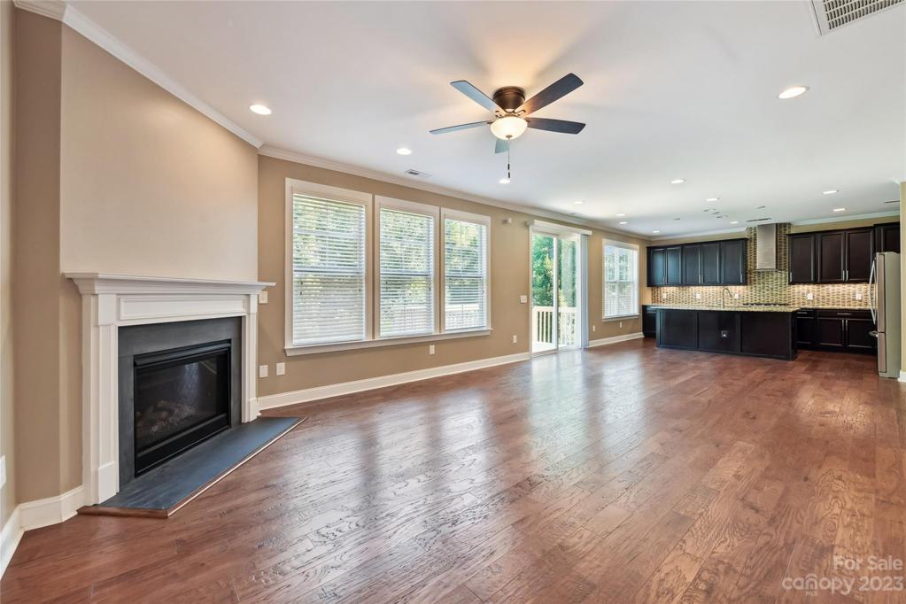 View from The Great Room to the Kitchen