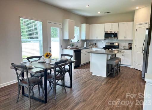 Dining Area into Kitchen