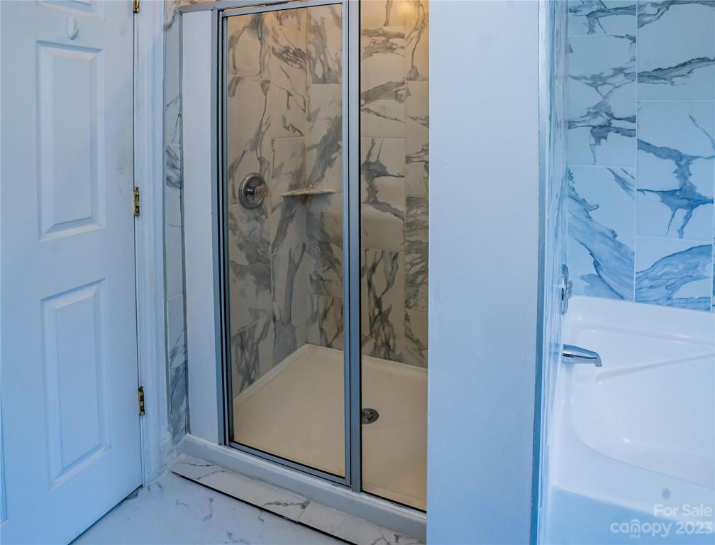 Master shower