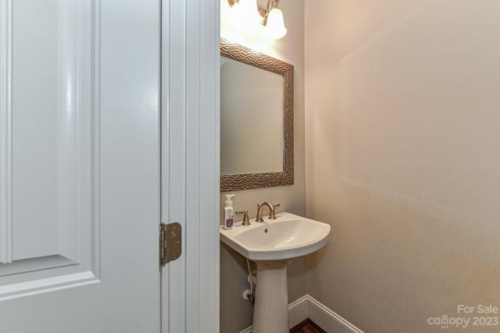 Downstairs half bathroom