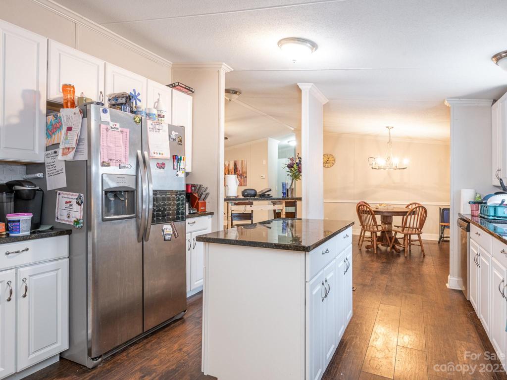 Kitchen into breakfast nook