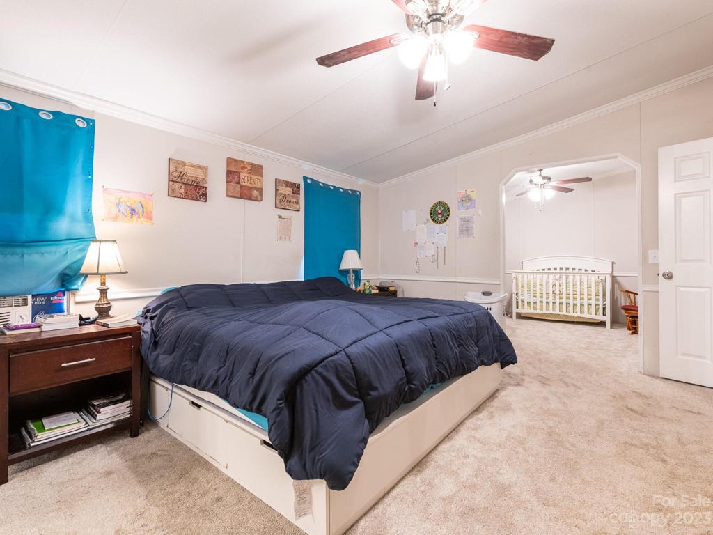 Primary Bedroom with secondary area