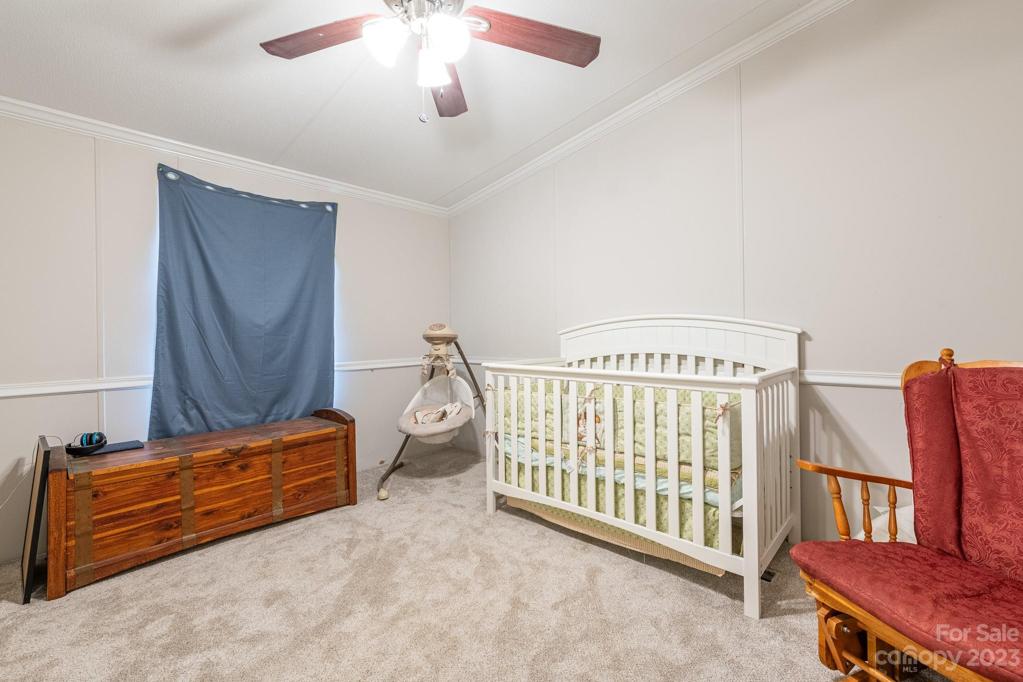 Area off of primary bedroom perfect for nursery, home office, or workout space