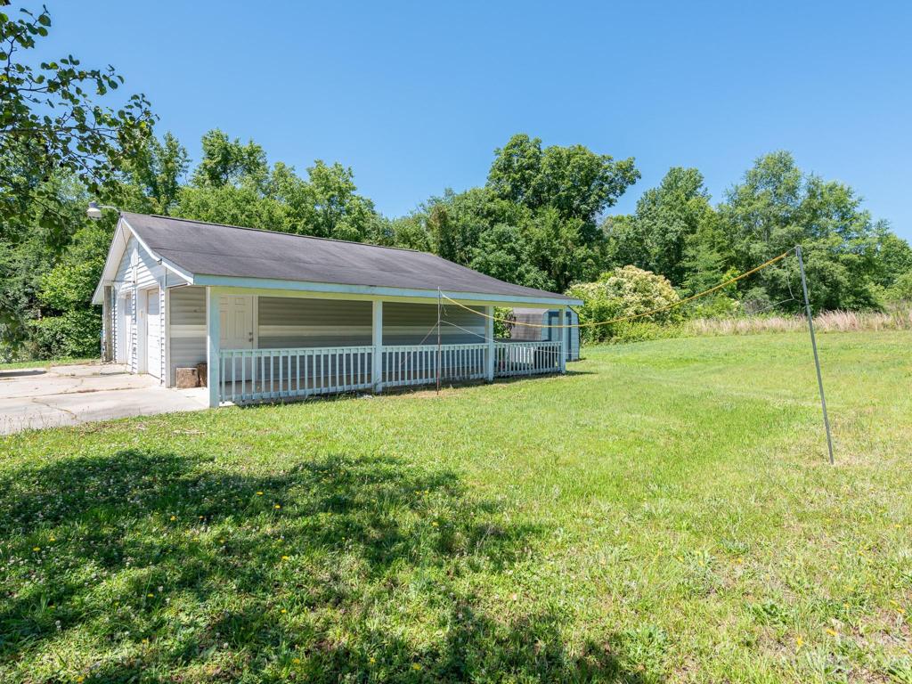 Detached Garage and storage area