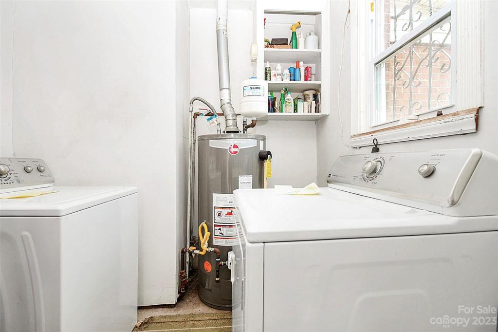 Dryer stays with home. The washer does not convey