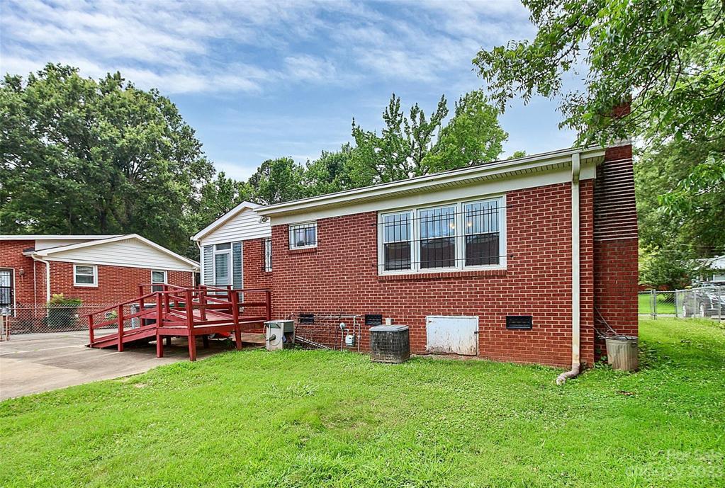 View of the back of the house