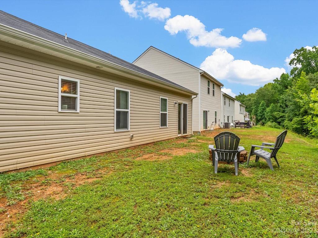 Backyard with Firepit