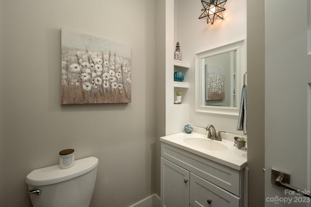 Guest bathroom on main