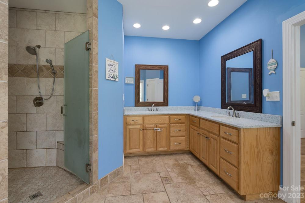 Dual Shower heads in the shower