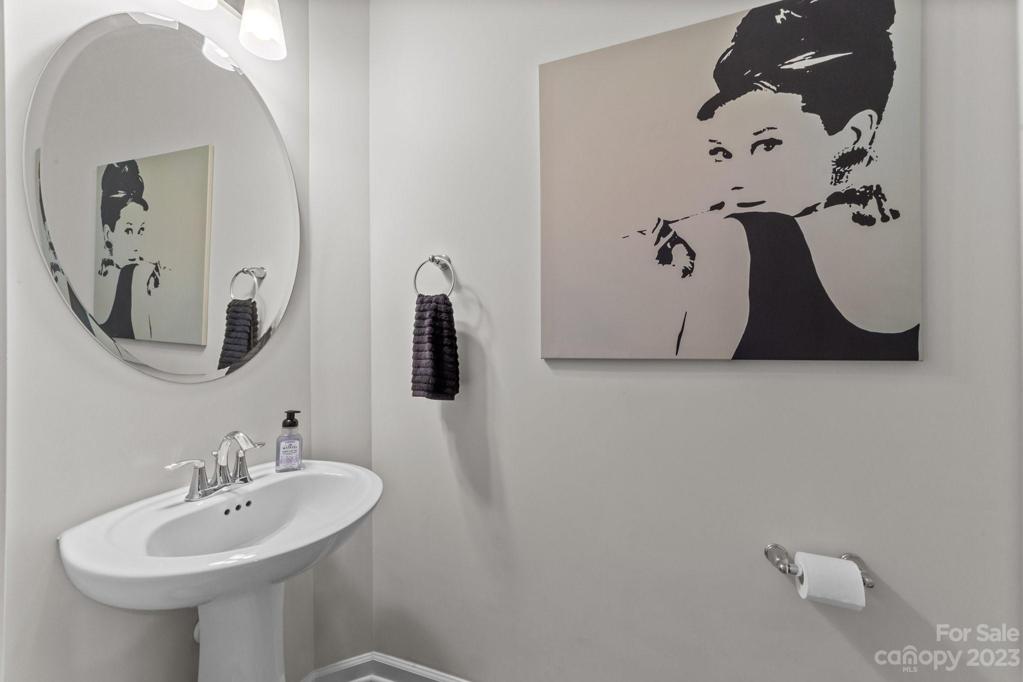 First Floor half bath.