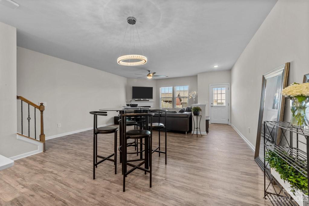 Dining area towards great room.