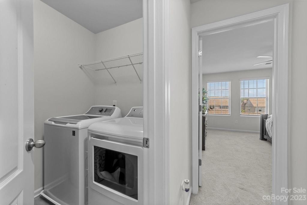 Full laundry room upstairs!  W/D will convey for right offer!