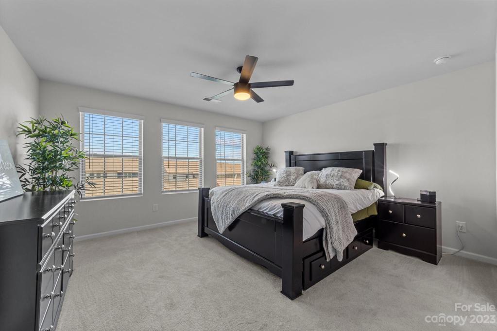 Primary Bedroom Suite with lots of room and natural light!