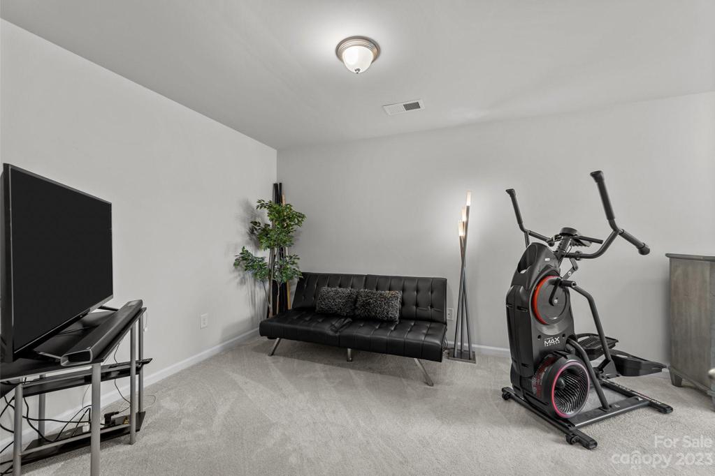 Front Bedroom/flex room #2 has extra alcove with full closet!