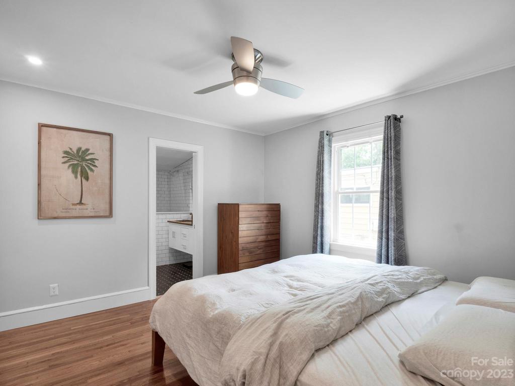 Primary bedroom with ensuite bathroom