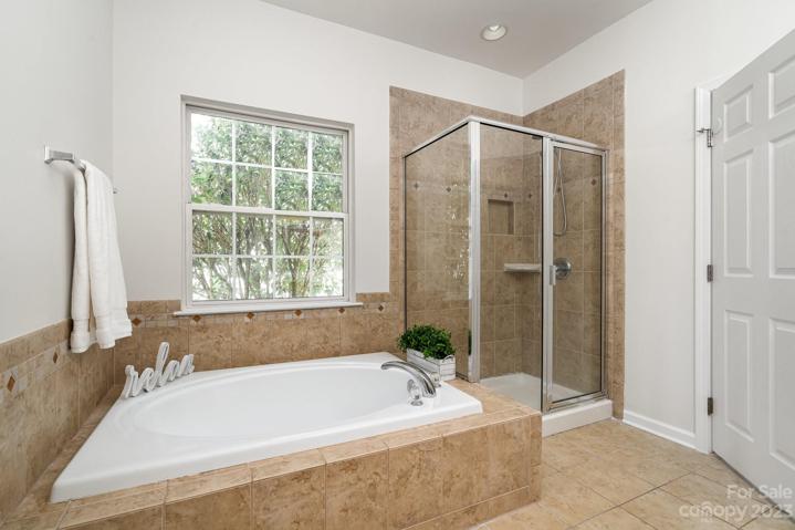 Primary Bath Soaking Tub & Shower
