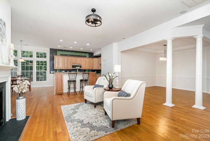 Versatile Open Floor Plan, can be used as separate Dining Room or just extra living space!