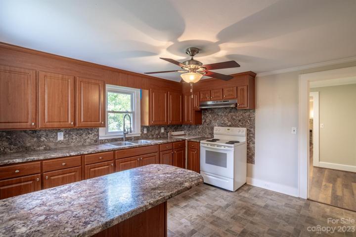 Kitchen with newer cabinets