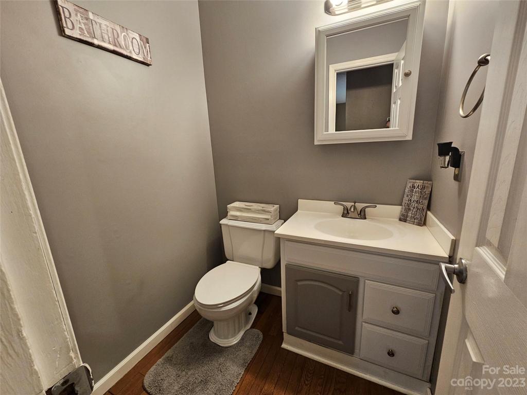 Downstairs half bath