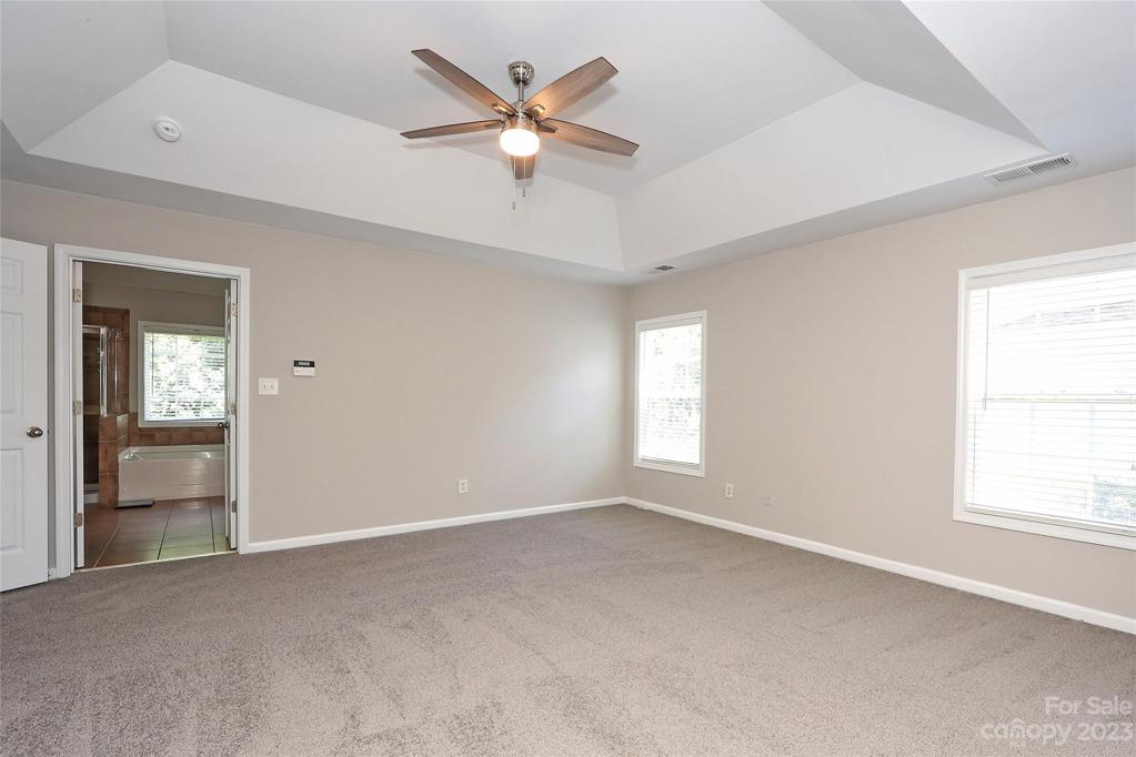 Master Suite, freshly painted and new carpet.