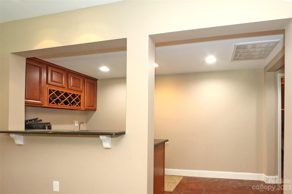 Wet Bar in Walk Out Basement.