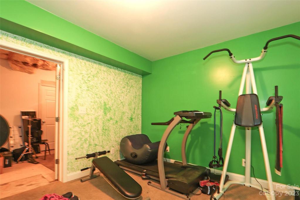 Gym/Music Room in Basement.