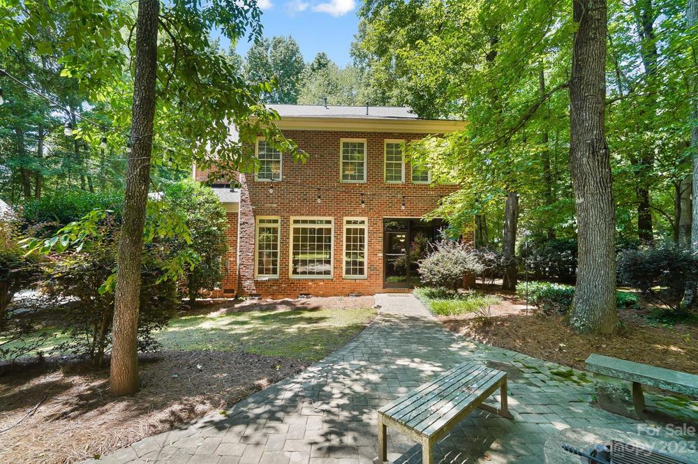 Rear view of home