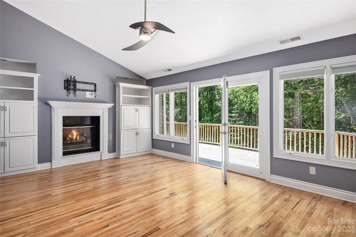 Primary bedroom with fireplace