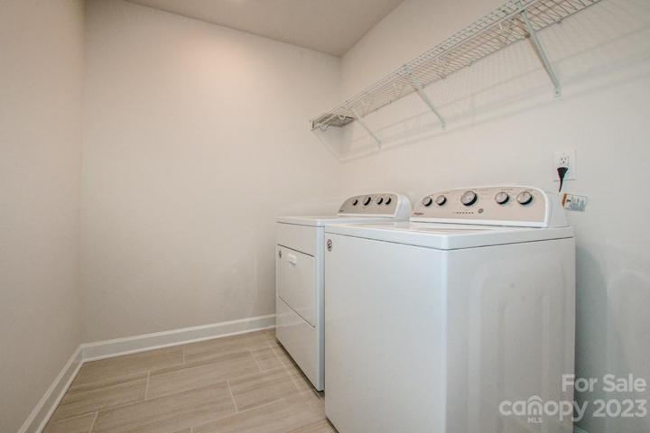 Upstairs spacious laundry room