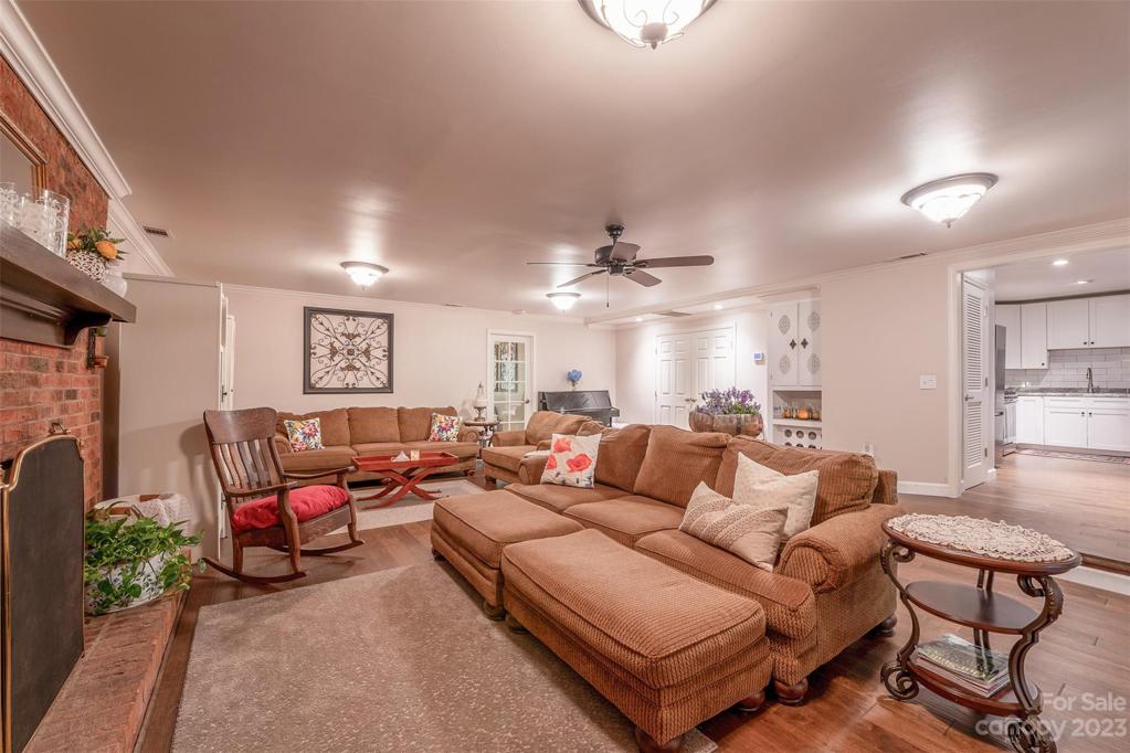 Enough space to have 2 separate sitting areas if you desire