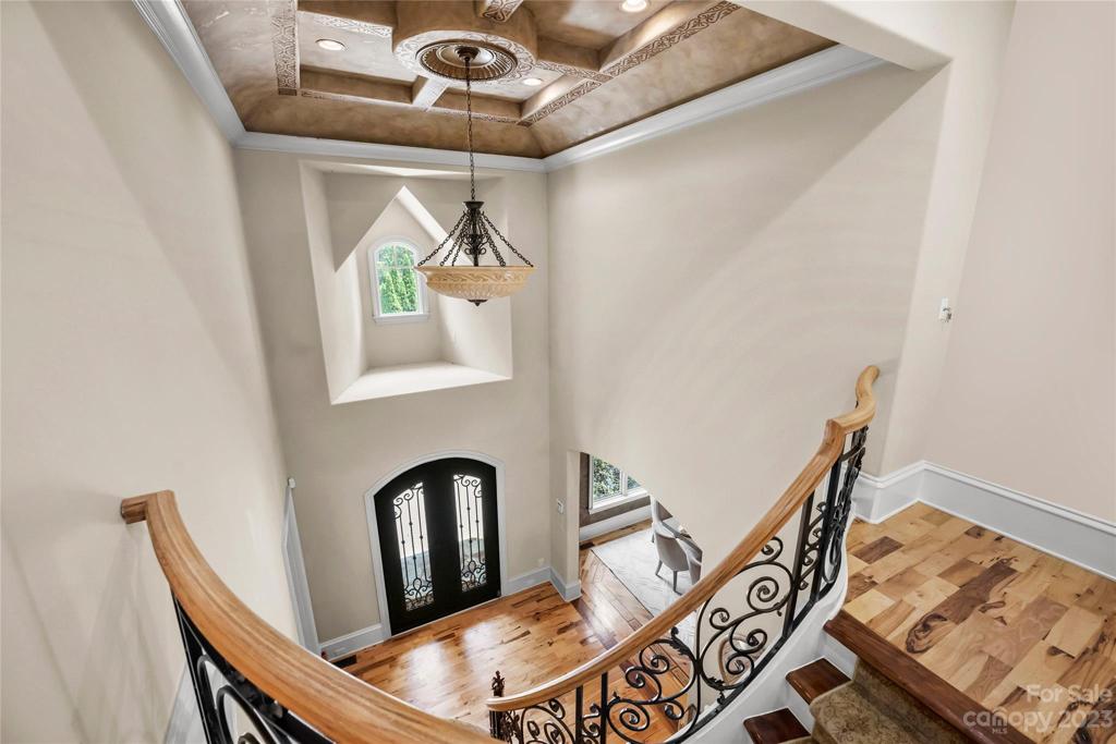 Interior aerial view