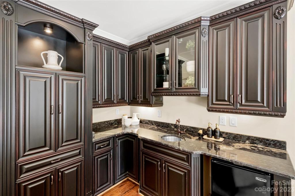 Built ins in upper level bonus room