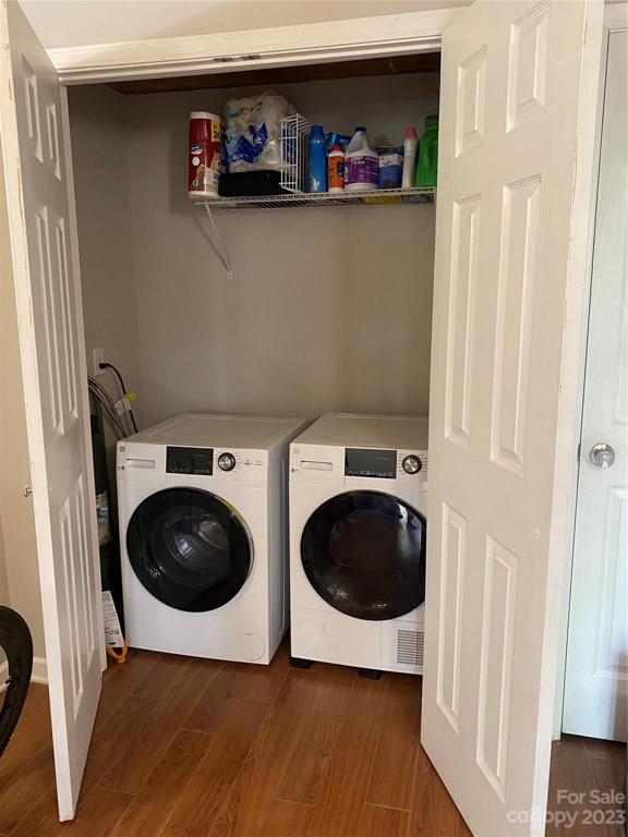 Washer & Dryer connection inside of unit.