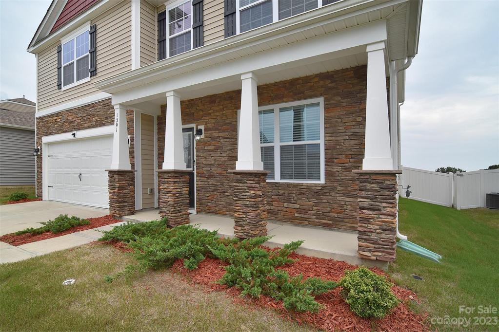 Enjoy spending time outside on the covered front porch!