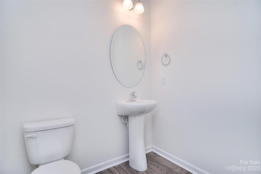 Half bathroom located on main floor