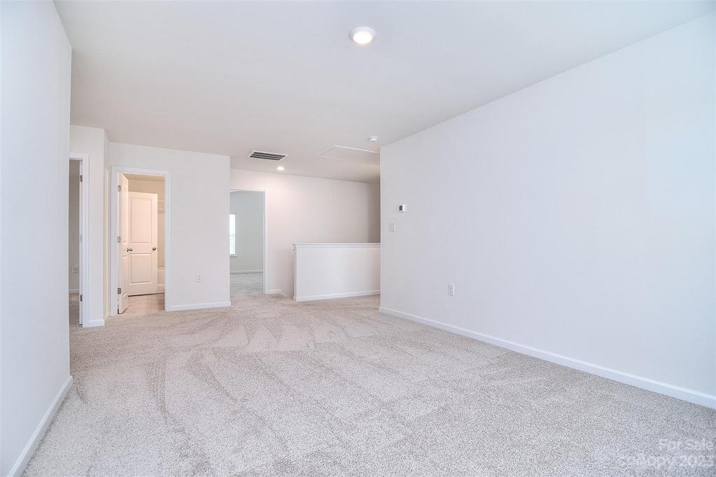 As you arrive on the second floor, you'll find the open loft/flex space