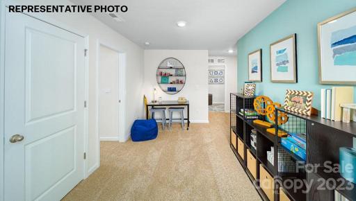 Loft on upper level