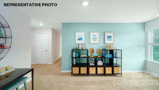 Loft on upper level