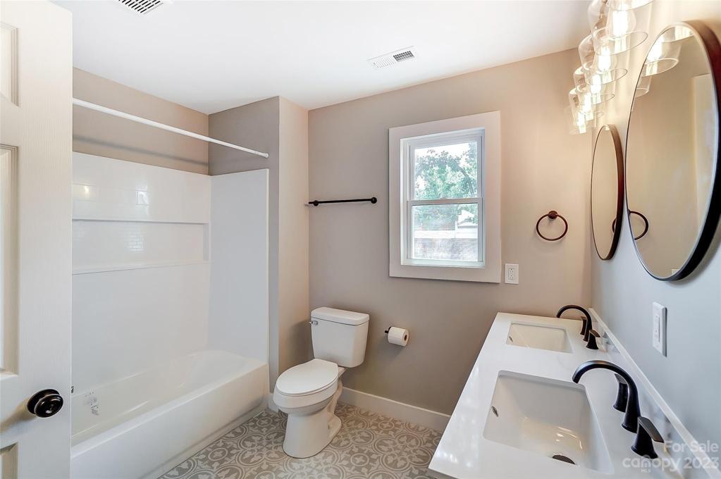 This hall bathroom is a beauty and one your guests will admire.